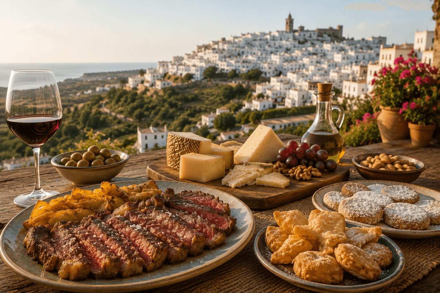 Gastronomía de la Costa de la Luz más allá del atún: retinto, quesos y dulces tradicionales