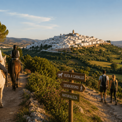 Rutas a caballo y senderismo cerca de Vejer de la Frontera